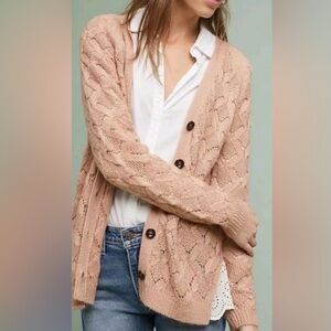 😊 Anthropologie Lili’s Closet Knit Cardigan Sweater
